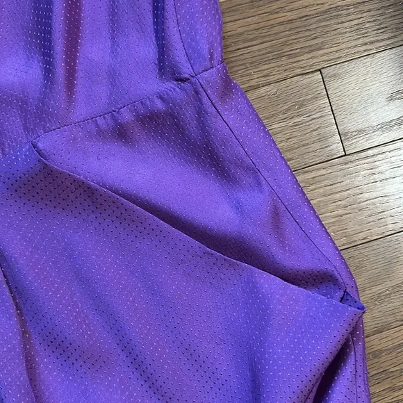 Rebecca Taylor Purple Spaghetti Strap Silk Dress - Picture 4 of 5